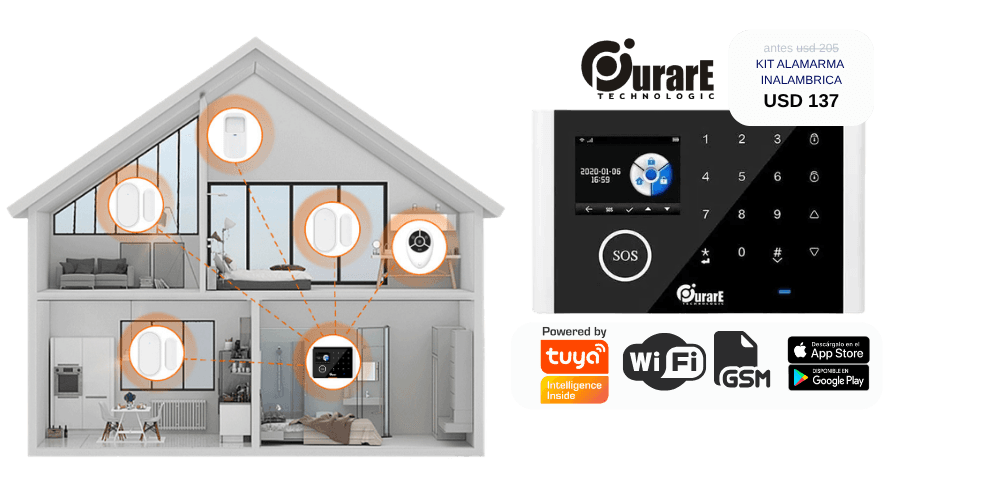 Kit de Alarma Wi-Fi