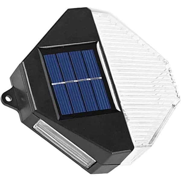 X2 Lámparas De Pared Con 3 Luces LED Solares Para Exteriores, Control Inteligente Fria 1