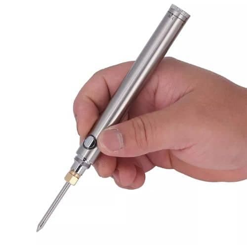 Juego De Soldador Electrico De Mano Usb A Bateria +3 Puntas 1