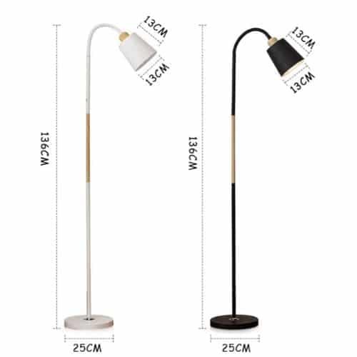 Lampara De Pie Moderna Nórdica Flexible 1.5 Metros 2