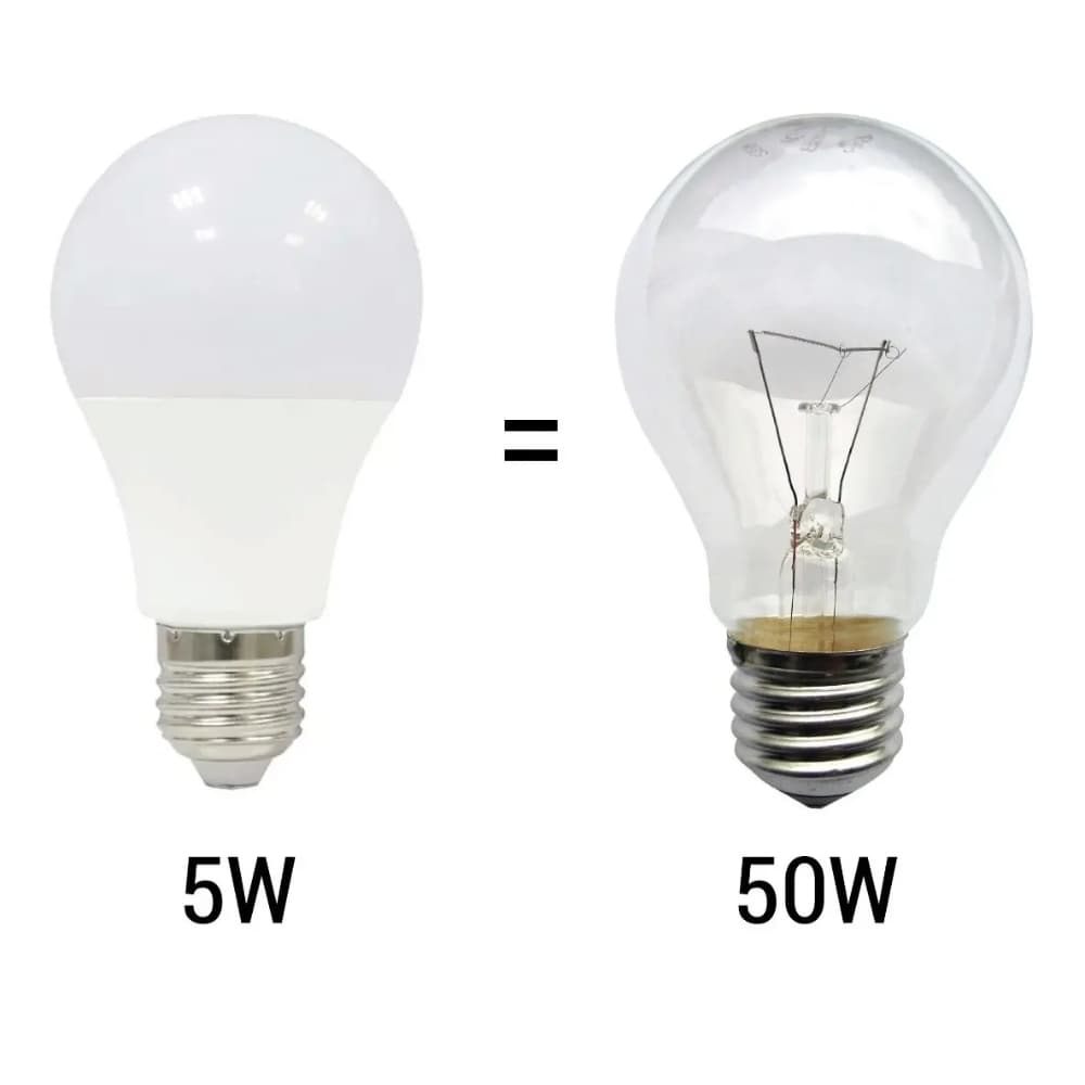 Lampara LED E27 5W 450 Lumenes Bajo Consumo Luz Para Hogar 6500k 4
