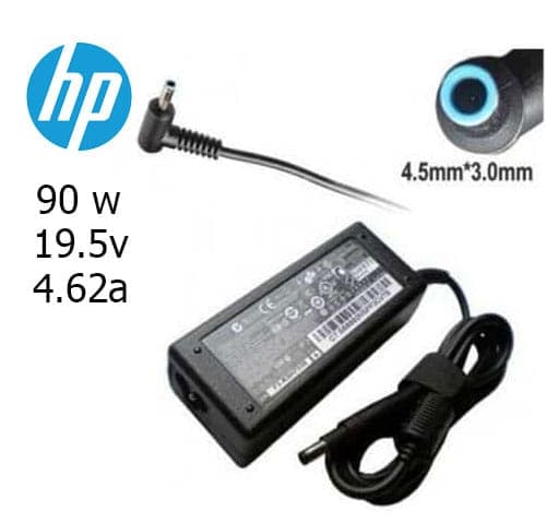 Cargador Hp Notebook 19.5v 4.62a Punta Azul