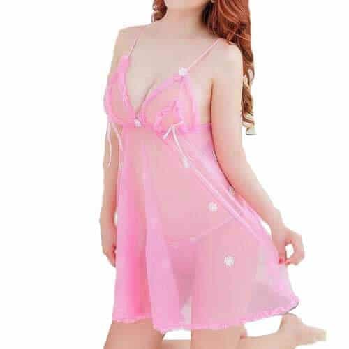 Baby Doll Conjunto Ropa Interior Sexy Dama Mujer Tanga