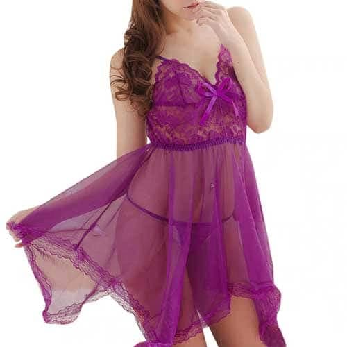 Baby Doll Conjunto Ropa Interior Sexy Dama Mujer Tanga