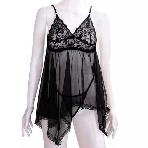 Baby Doll Conjunto Ropa Interior Sexy Dama Mujer Tanga