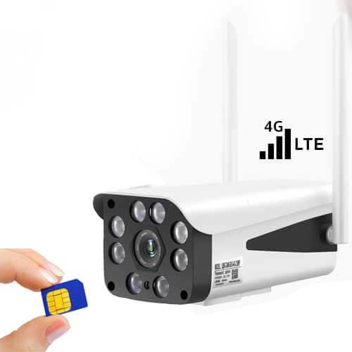 Camara Seguirdad 4G IP Exterior Sim Card Full Hd