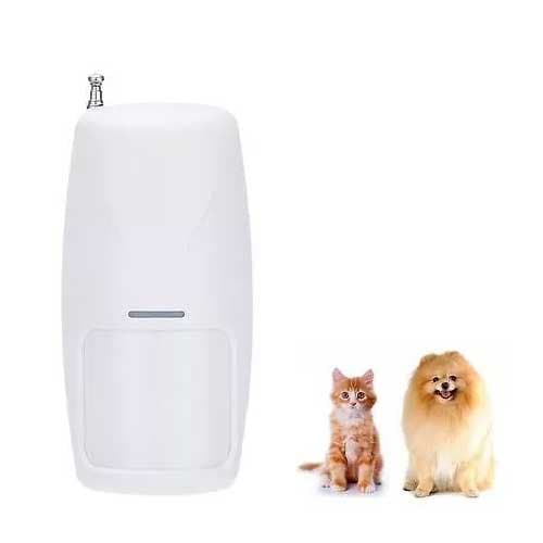 Sensor Pir Anti Mascota Inalambrico Para Seguridad Y Vigilancia