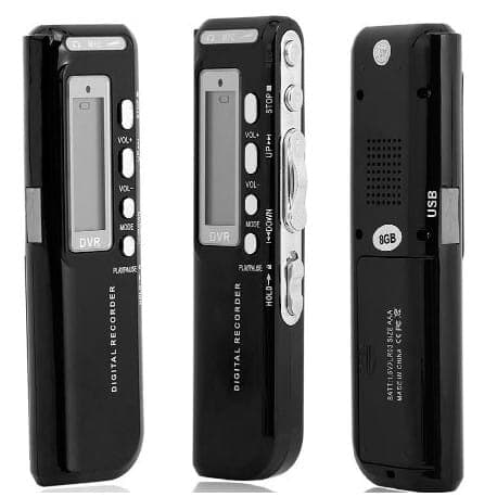 Grabador Voz Digital Capacidad 8Gb