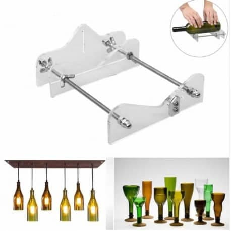 Corta Botella Vaso Vidrio Cerveza Artesanal Lampara