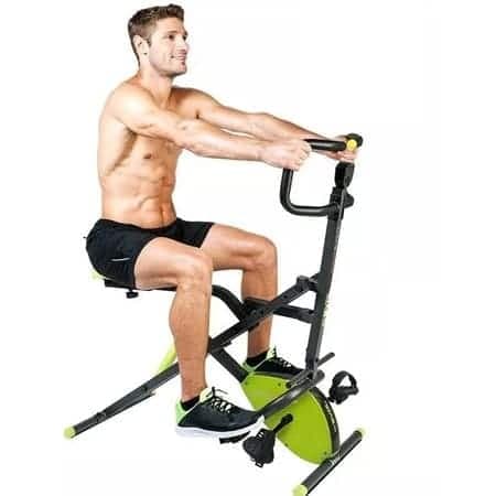 Aparato Total Crunch Body Pro Brazo Hidráulico + Bicicleta