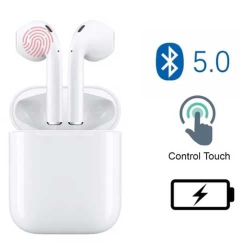 Auriculares Bluetooth Inalambricos i12 Tipo AirPod