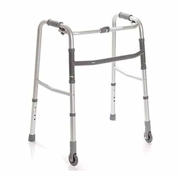 Andador Ortopédico Plegable Adulto En Aluminio Con Ruedas