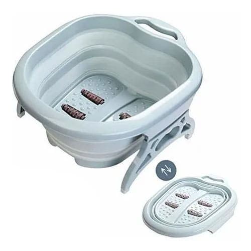 Bañera Balde Palangana Plegable Spa Pies Masajeador