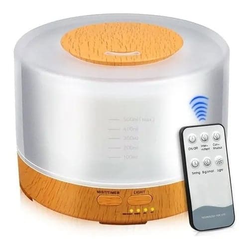 Humidificador 500Ml Control Remoto Difusor Aceite Esencial Aromatizador