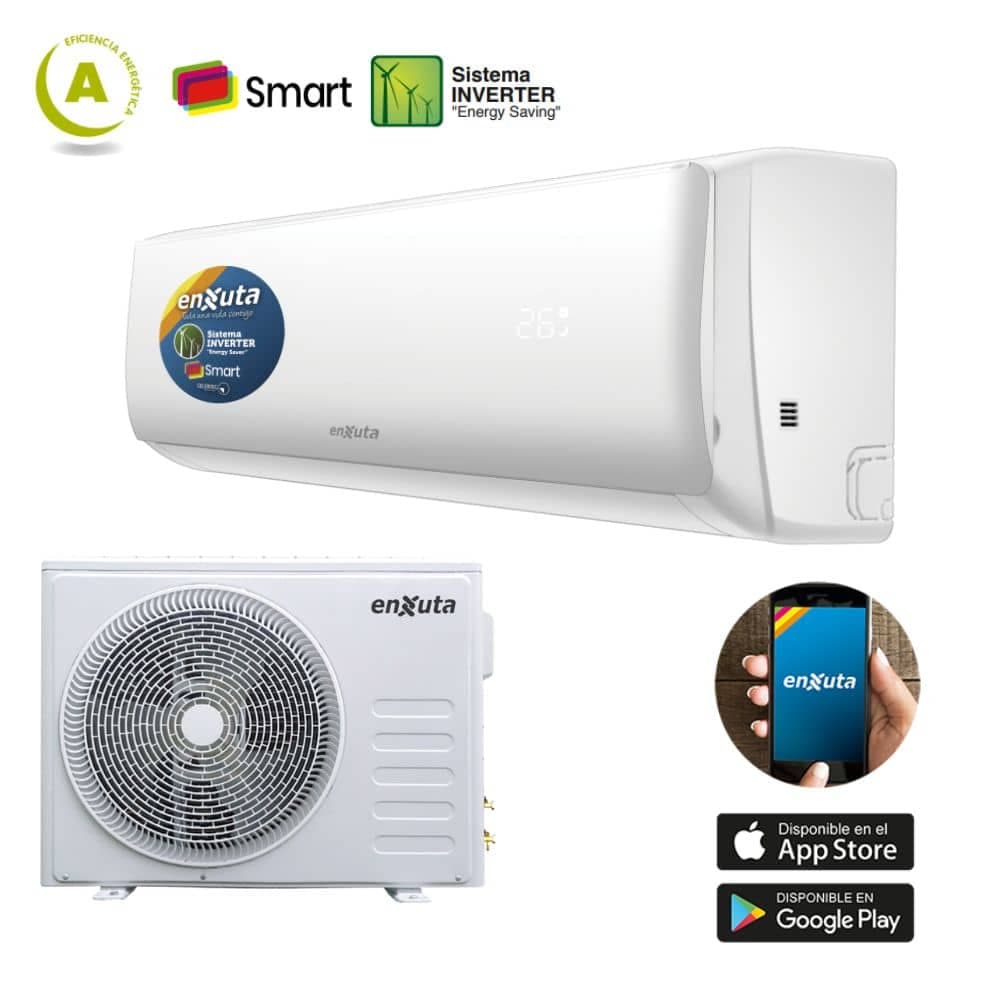 Aire Acondicionado Smart Inverter 12.000 BTU con Gas R32 Clase A