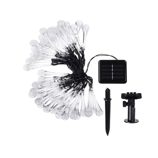 Guirnalda Guia De Luces Luz Solar Led Bombitas Decorativas