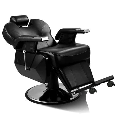 Sillon Silla Peluqueria Reclinable Negro Hidráulico