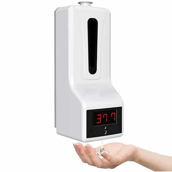 Dispensador De Alcohol En Gel Con Termometro
