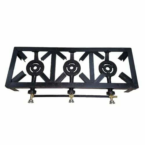 Anafe Cocina Quemador a Gas Tres Hornallas Portatil