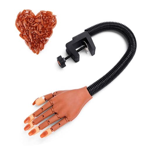 Mano Articulada Uñas Entrenamiento Manicura Para Profesionales