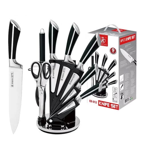 Set Cuchillos Cocina Profesional Acero Inoxidable 9 piezas