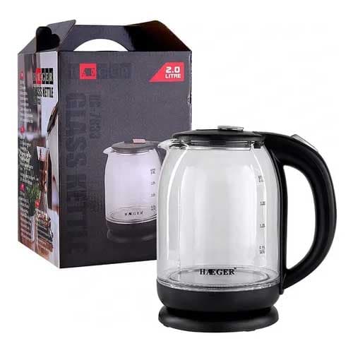 Jarra Electrica 2 Litros Vidrio Resistente