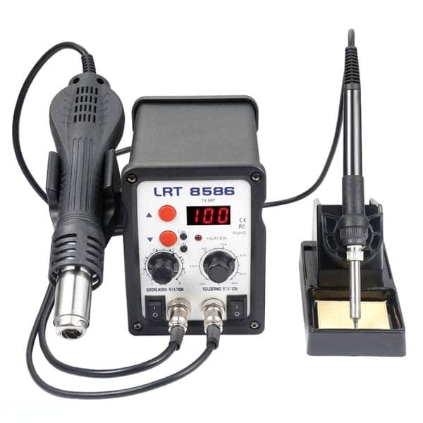 Estacion de Soldadura 2 en 1 Pistola de aire 700 W Soldador 60 W