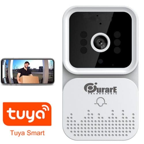 Timbre Portero Con Camara Inalambrico App Tuya Smart