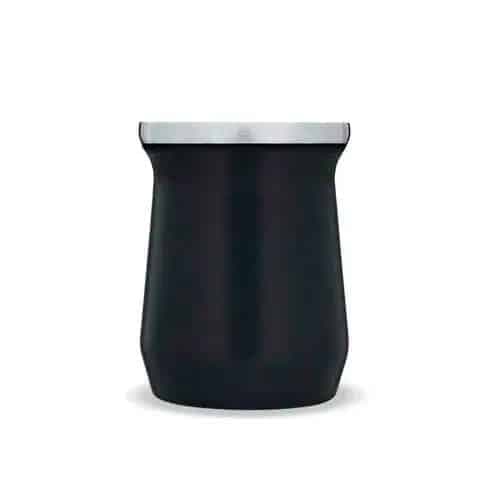 Mate de Acero Inoxidable Negro Purare Home