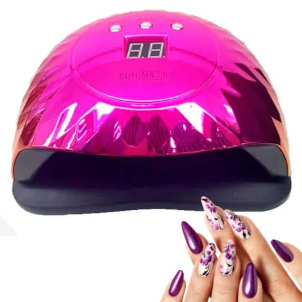 Lampara Uv Led Secador Uñas Profesional En Gel Premium 248w