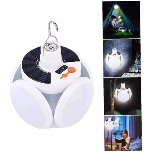 Luz Emergencia Recargable Usb Solar Colgable Diferente Modos