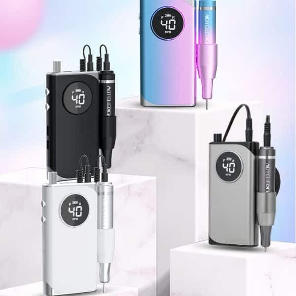 Torno Uñas Profesional Led Recargable Inalambrico 40000rpm