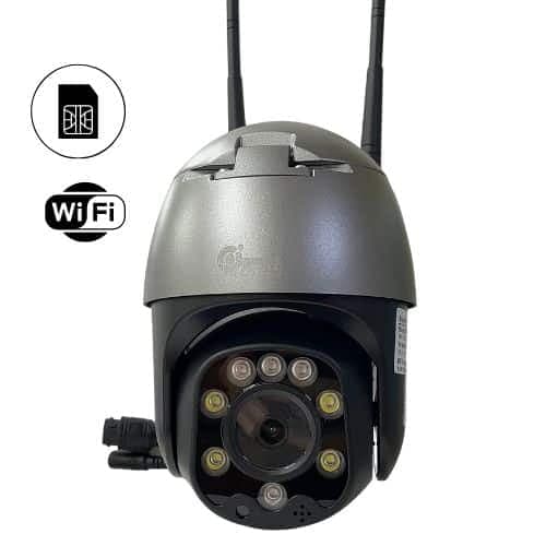 Camara Seguridad Exterior Ptz 4g Led Vision Nocturna Audio