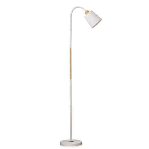 Lampara De Pie Moderna Nórdica Flexible 1.5 Metros Blanca