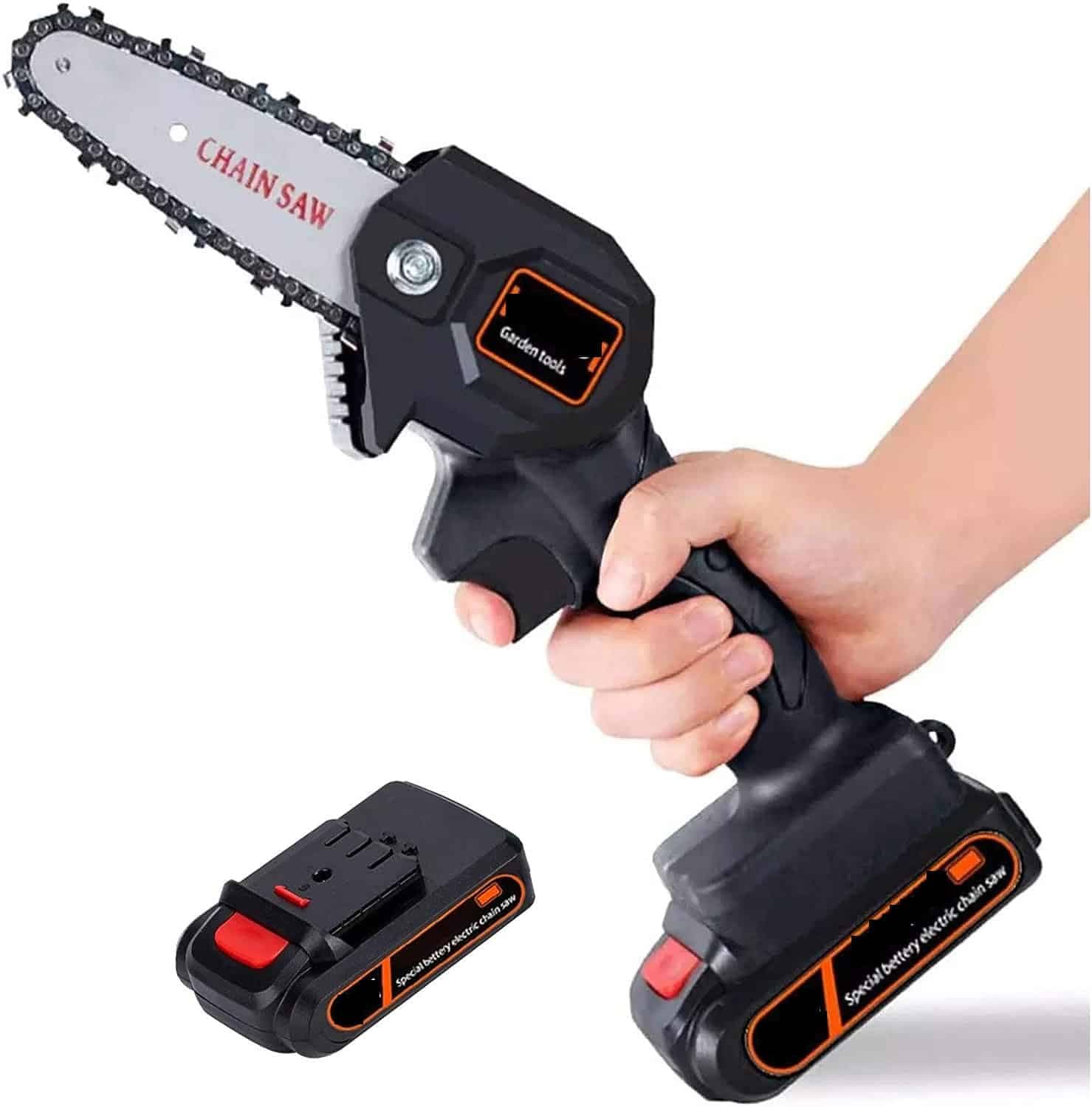 Motosierra Portatil Electrica A Bateria De Mano 6''