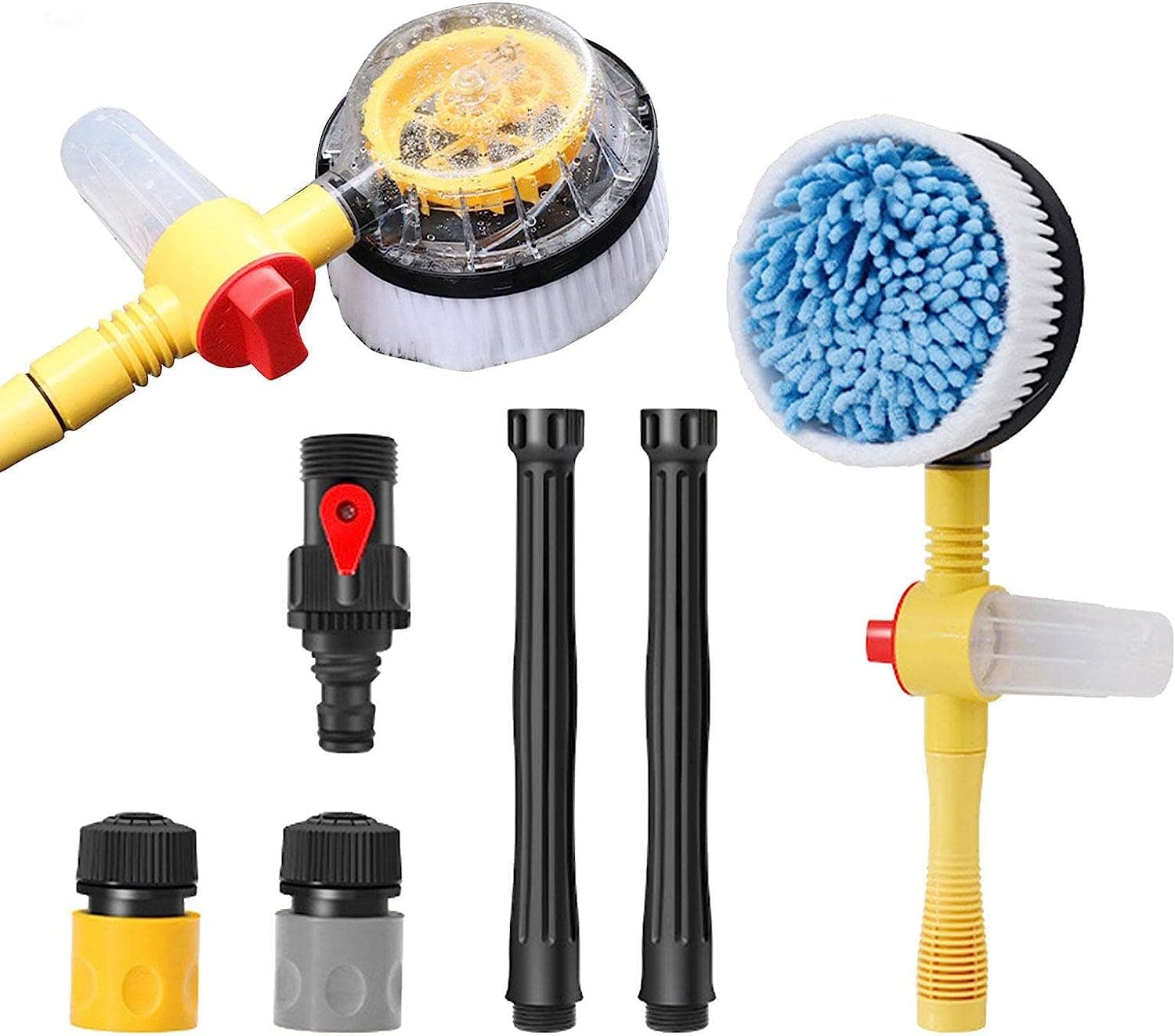 Cepillo Automatico Giratorio 360 Para Lavar Auto Genera Espuma