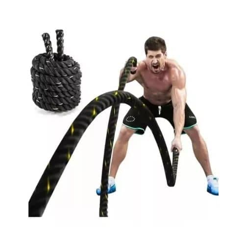 Cuerda Soga Crossfit 9mts x 38mm Entrenamiento Funcional de Alto Rendimiento
