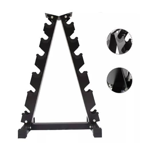 Soporte De Acero Para 12 Mancuernas Organizador Gym