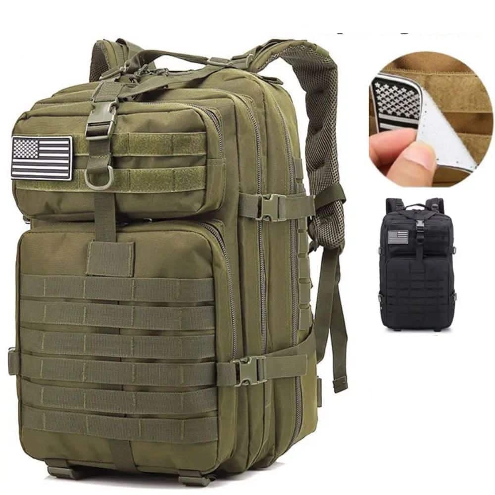 Mochila Tactica Militar Morral 45L Impermeable Camping