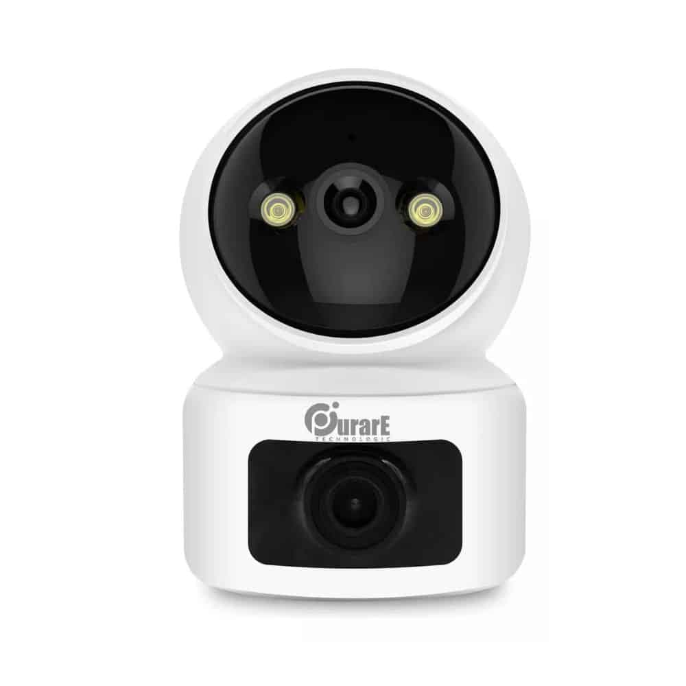 Camara Interior Doble Robotica Con Led Vision Nocturna Wifi