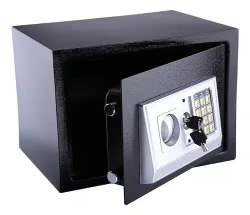 Caja Fuerte Cofre Seguridad Electrónico Llaves 31x20x20
