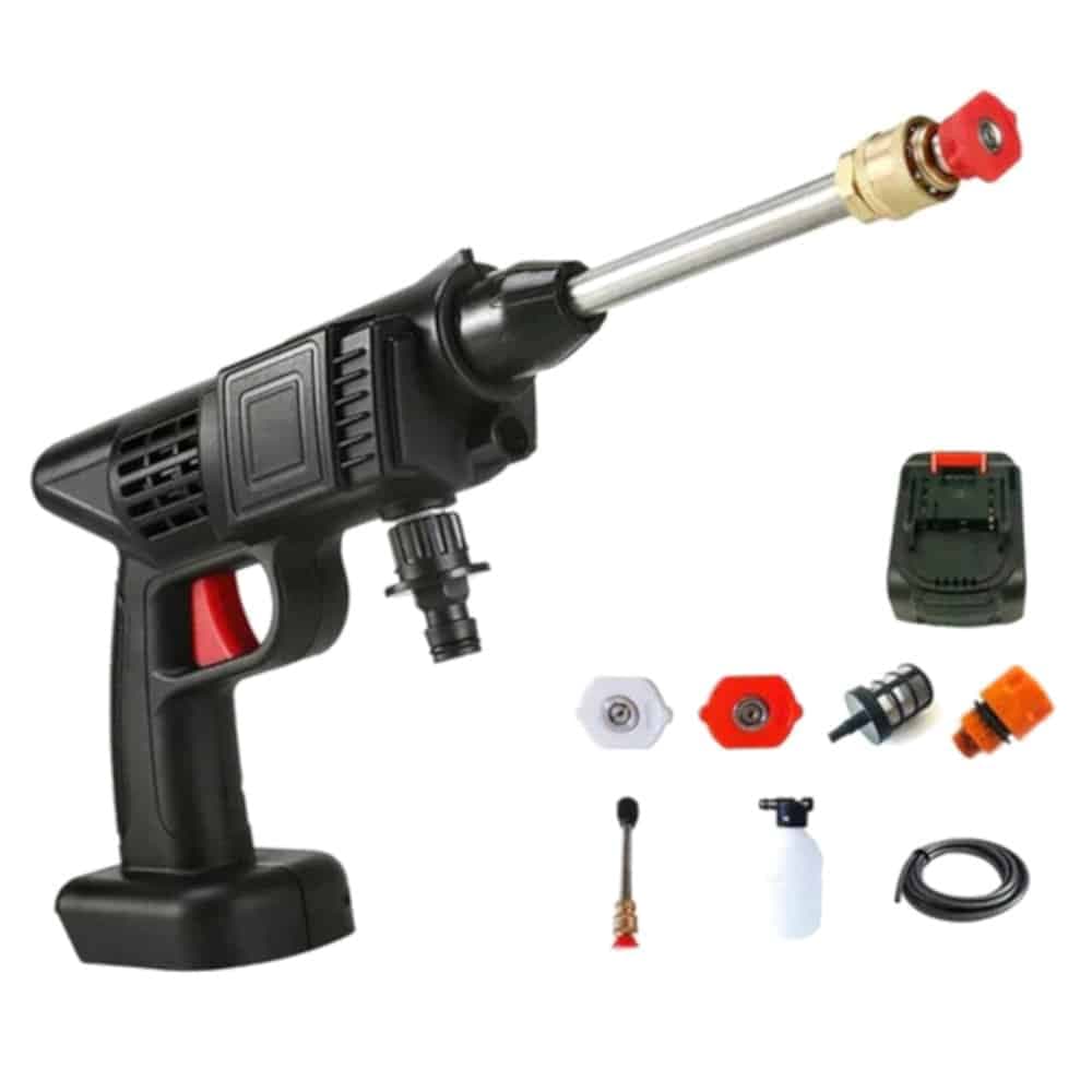 Hidro lavadora Portátil Inalámbrica 48v Batería Accesorios