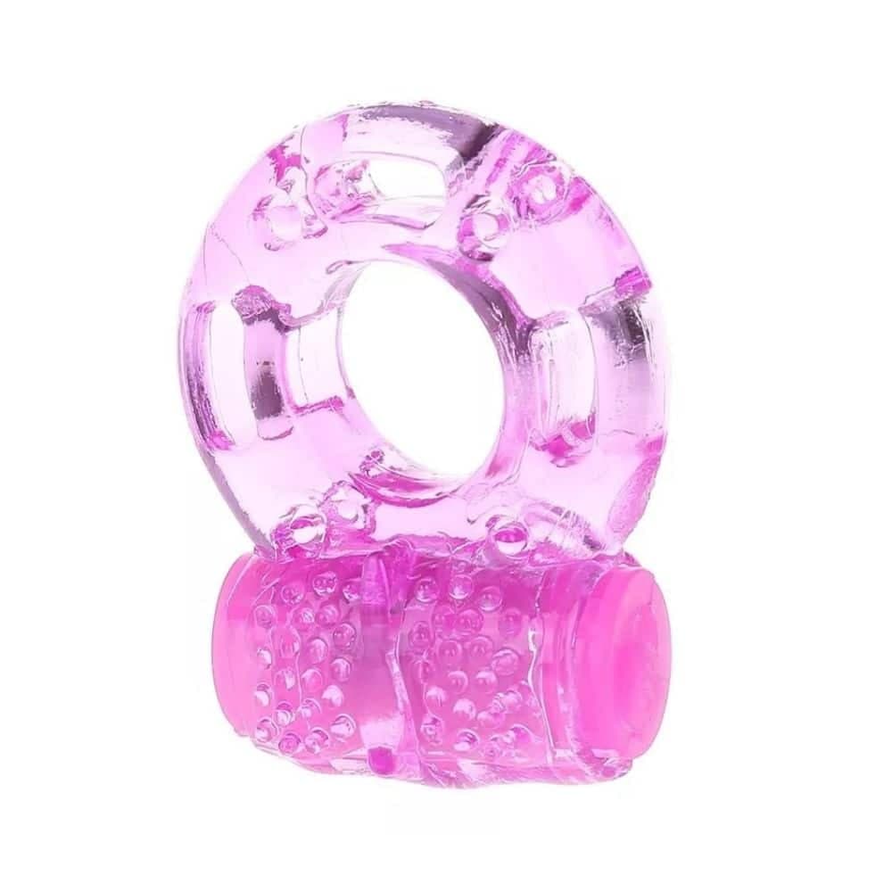 Anillo Vibrador Pene Retardante Con Estimulacion De Clitoris