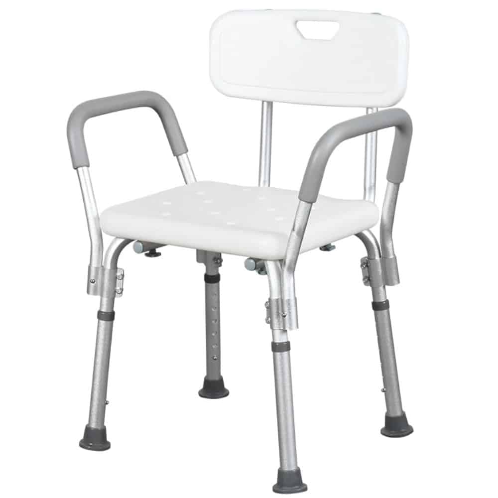 Silla para Ducha de Aluminio con Altura Ajustable para Adultos