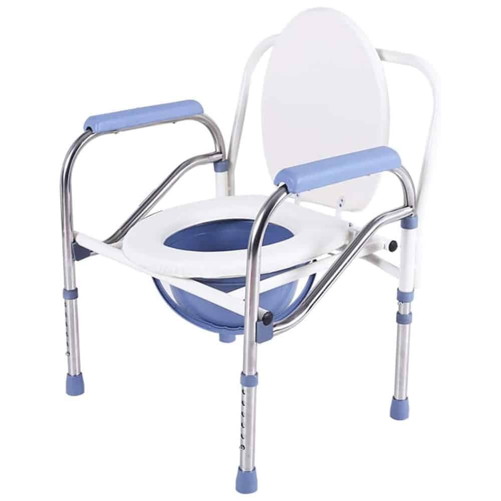 Asiento Para Inodoro Acero Inoxidable Cuero Soporta 120kg