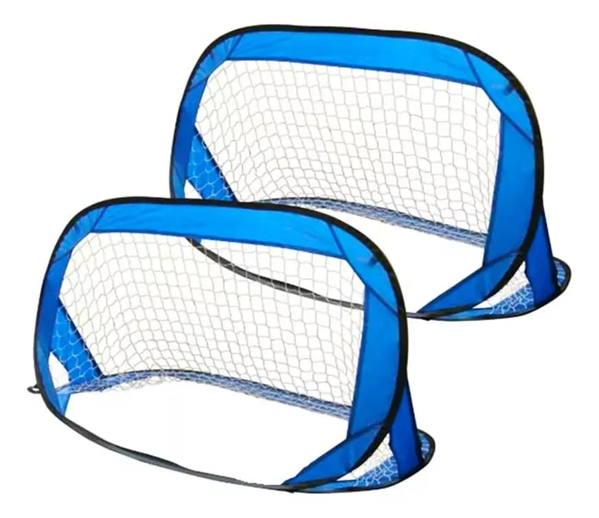 Pack x2 de Arco De Futbol Para Niños Plegable Tela Oxford Facil Armado