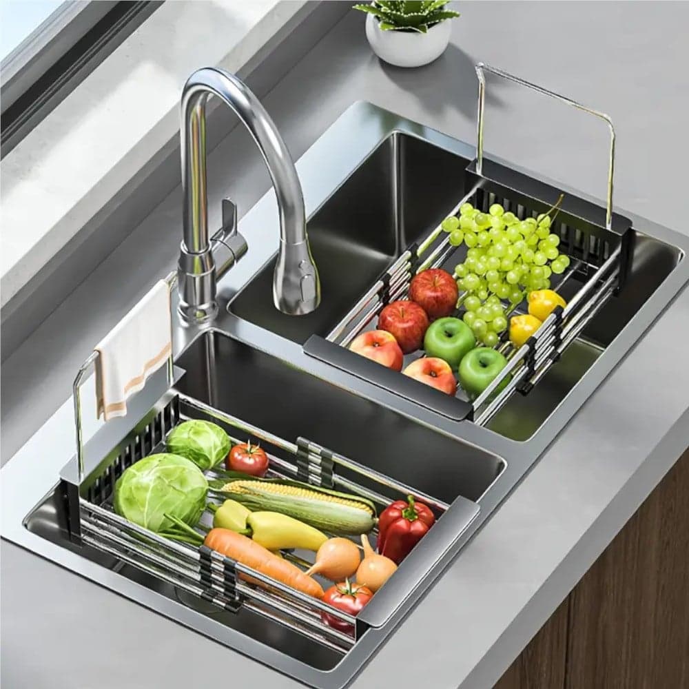 Escurridor De Platos Acero Inoxidable 304 Y Polipropileno