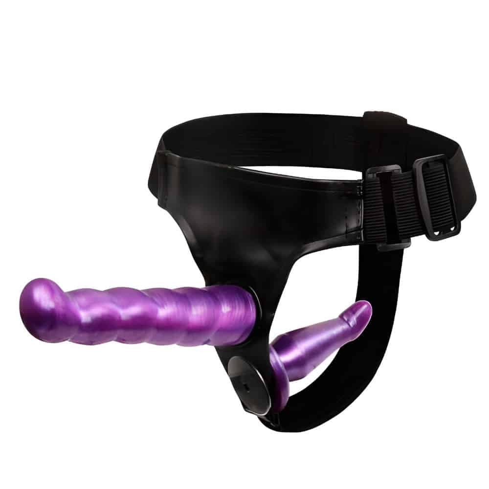 Strap On Cinturonga Doble Masturbador Consolador Arnes