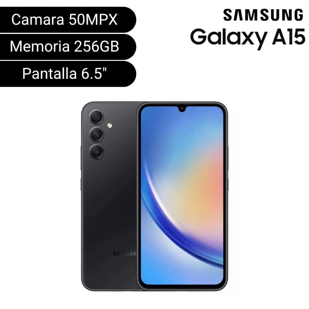 Samsung A15 5G Dual SIM 256 GB negro 8 GB RAM