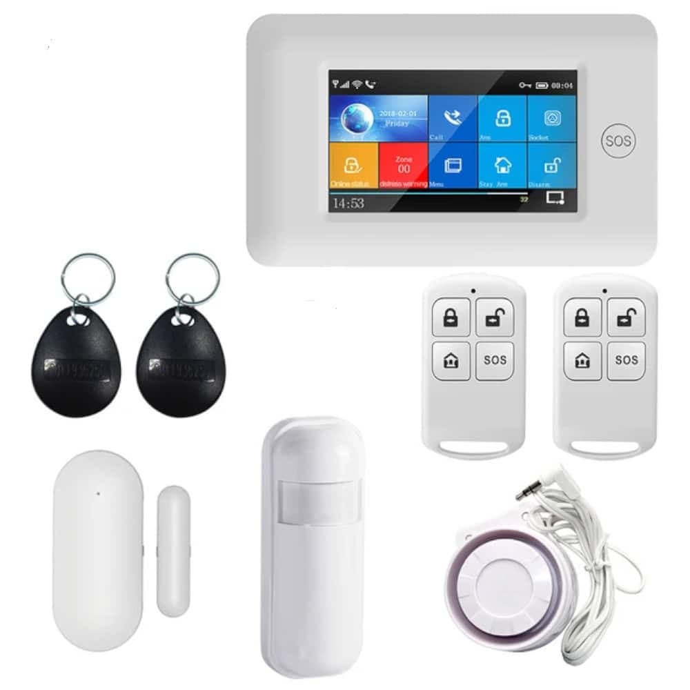 Alarma Inalámbrica 4G Y Wifi Negocio O Casa Pantalla de 4.3"